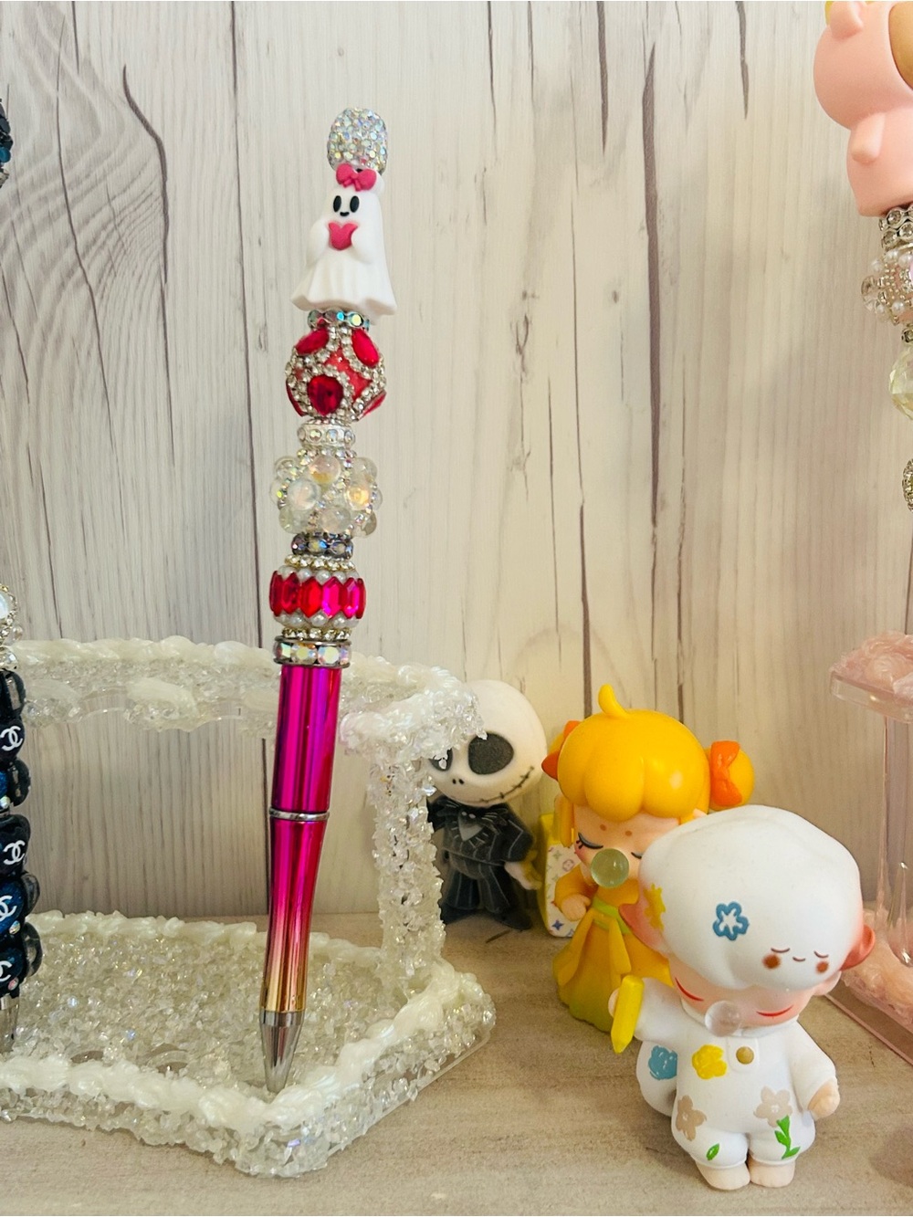 Heart of a Ghost 👻 Luxe Beaded Pen